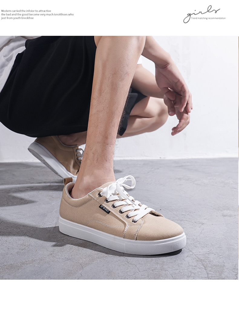 Unisex Commute Solid Color Round Toe Casual Shoes Canvas Shoes display picture 18