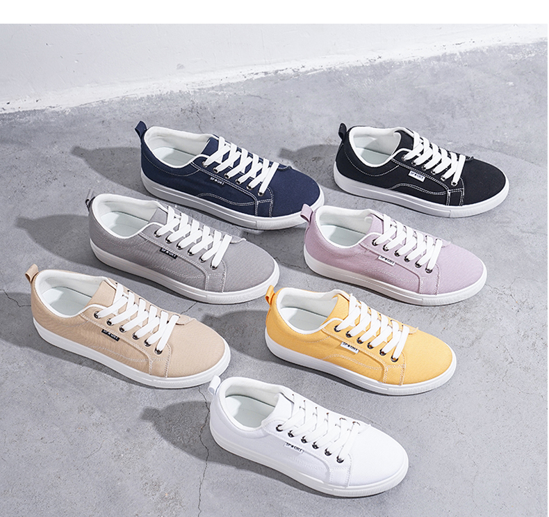 Unisex Commute Solid Color Round Toe Casual Shoes Canvas Shoes display picture 27