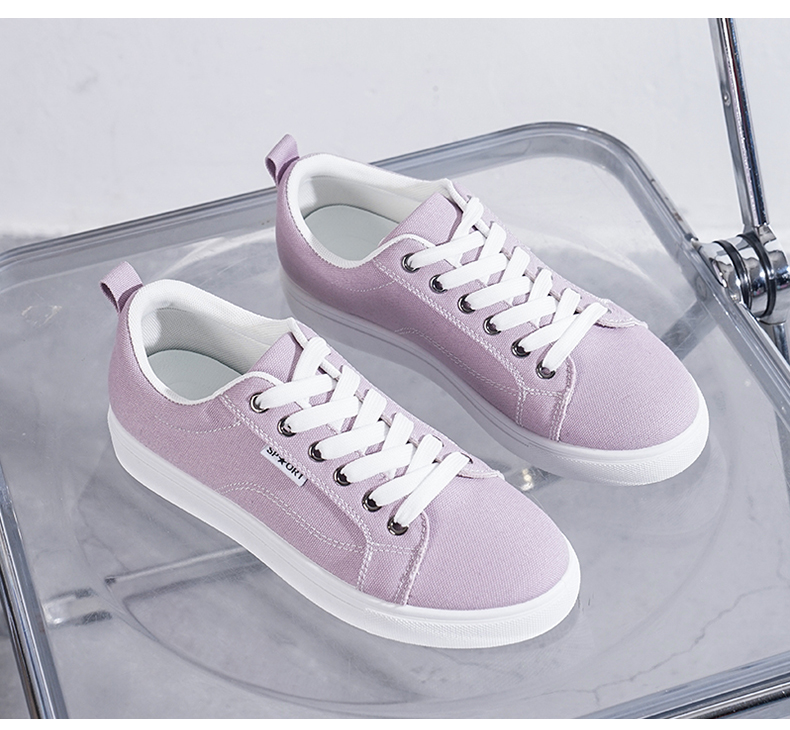 Unisex Commute Solid Color Round Toe Casual Shoes Canvas Shoes display picture 30