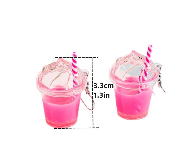 Wholesale Jewelry Ig Style Sweet Ice Cream Plastic Resin Drop Earrings display picture 5