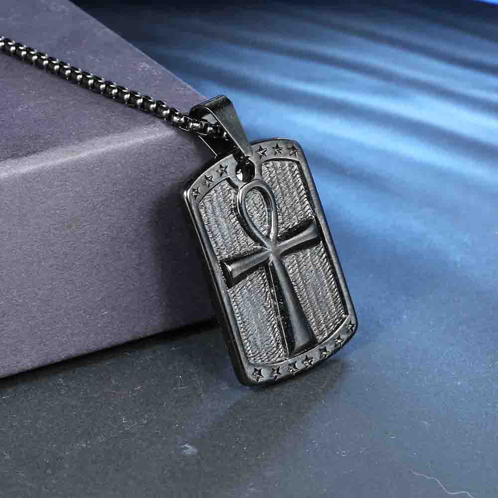 Hip-Hop Cross Stainless Steel None 18K Gold Plated Rhodium Plated Unisex display picture 7