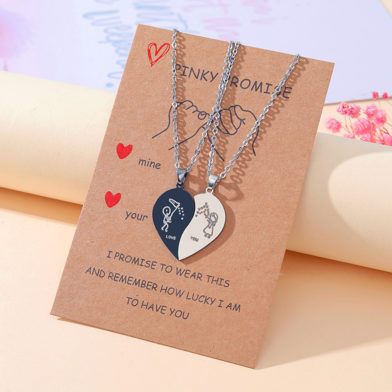 Cute Simple Style Cartoon Character Stainless Steel Handmade Plating Pendant Necklace display picture 5