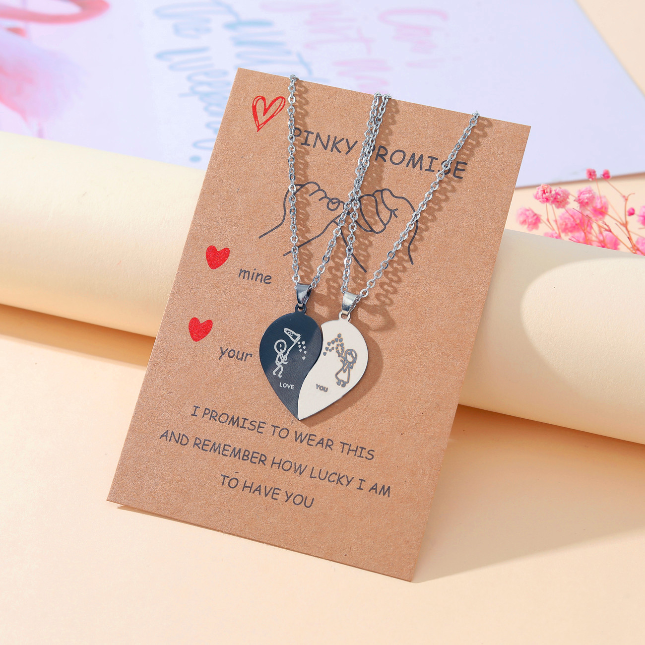 Cute Simple Style Cartoon Character Stainless Steel Handmade Plating Pendant Necklace display picture 7