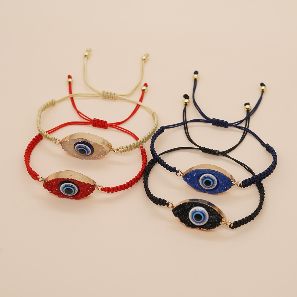 Ig Style Devil's Eye Plastic Resin Handmade Women's Bracelets display picture 2