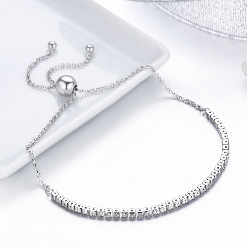 Casual Cute Heart Shape Cat Butterfly Sterling Silver White Gold Plated Zircon Bracelets In Bulk display picture 2