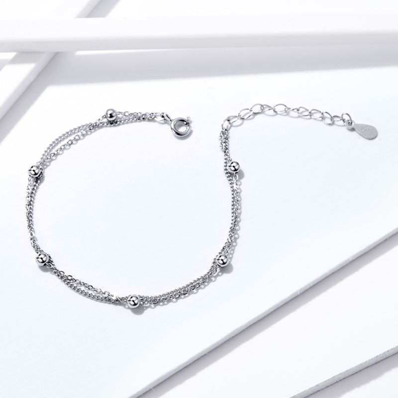 Décontractée Mignon Forme De Cœur Chat Papillon Argent Sterling Or Blanc Plaqué Zircon Bracelets En Masse display picture 42