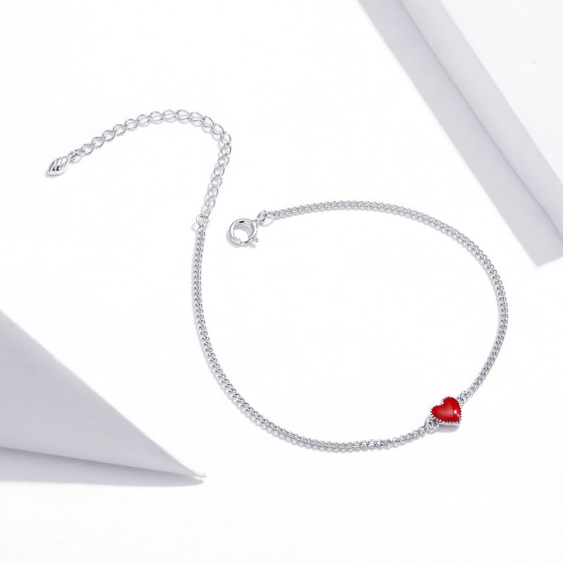 Casual Cute Heart Shape Cat Butterfly Sterling Silver White Gold Plated Zircon Bracelets In Bulk display picture 49