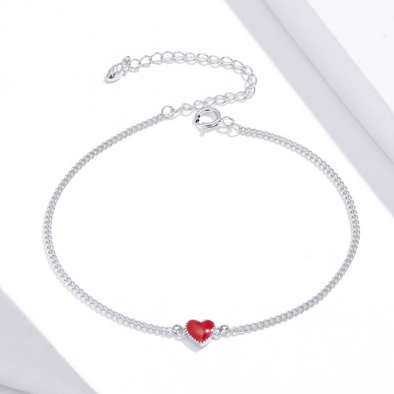 Casual Cute Heart Shape Cat Butterfly Sterling Silver White Gold Plated Zircon Bracelets In Bulk display picture 53