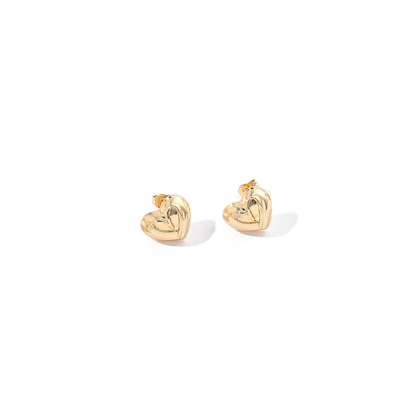 1 Pair Ig Style Geometric Irregular Polishing Plating Copper 18k Gold Plated Earrings Ear Studs display picture 6