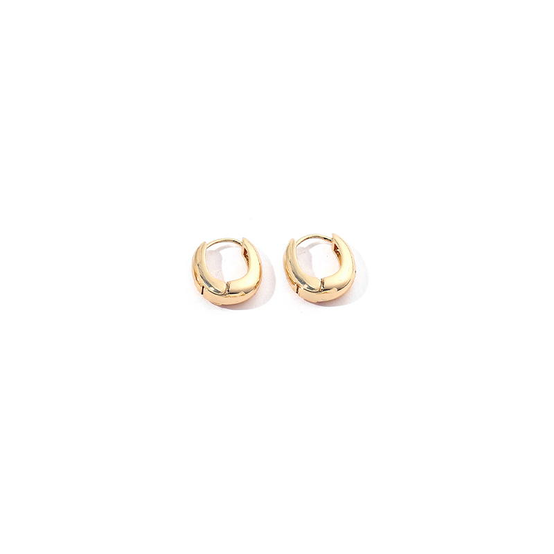 1 Pair Ig Style Geometric Irregular Polishing Plating Copper 18k Gold Plated Earrings Ear Studs display picture 8