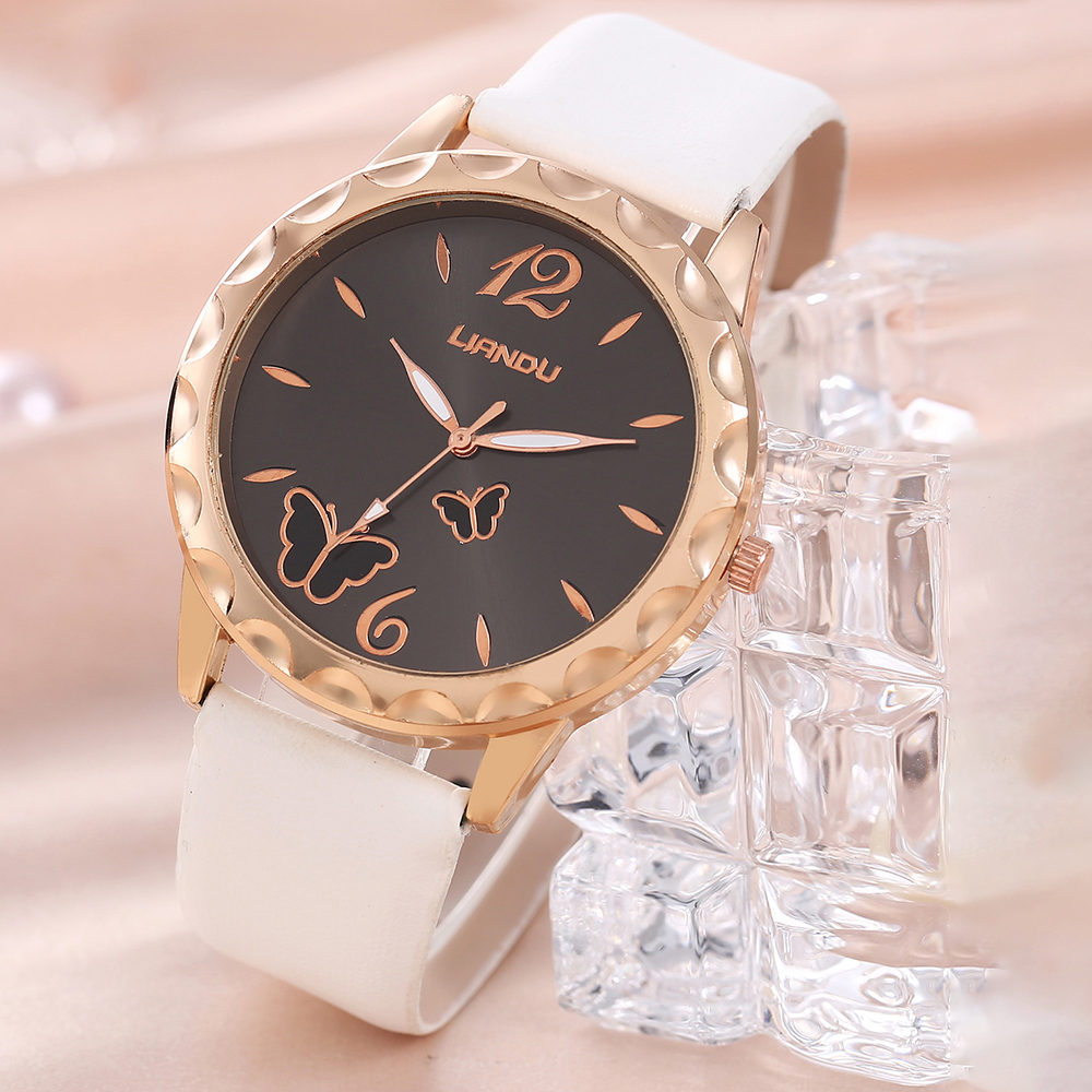 Casual Butterfly Buckle Quartz Women's Watches display picture 12