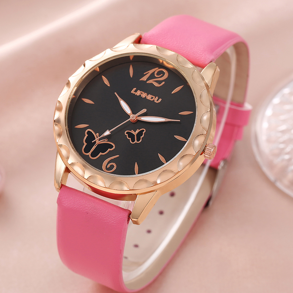 Casual Butterfly Buckle Quartz Women's Watches display picture 7