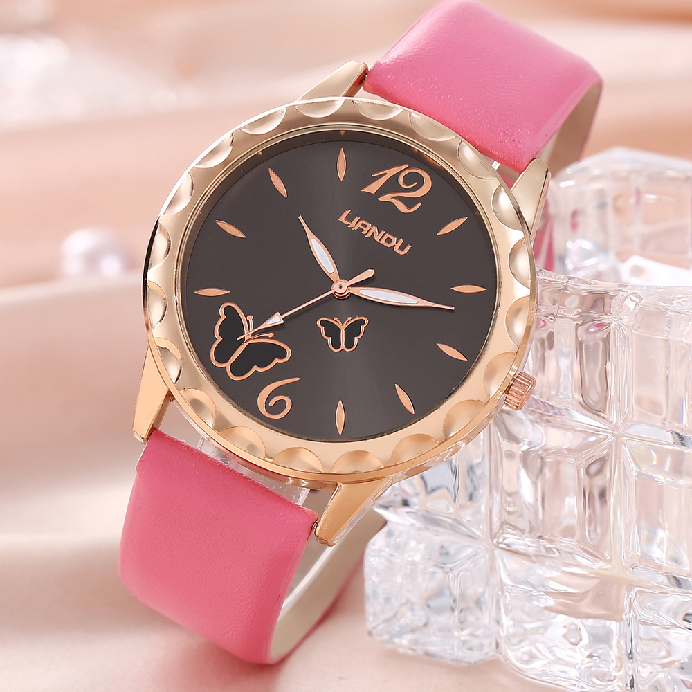 Casual Butterfly Buckle Quartz Women's Watches display picture 6