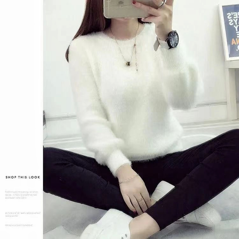 Women's Sweater Long Sleeve Sweaters & Cardigans Casual Solid Color display picture 2