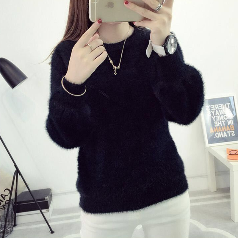 Women's Sweater Long Sleeve Sweaters & Cardigans Casual Solid Color display picture 1