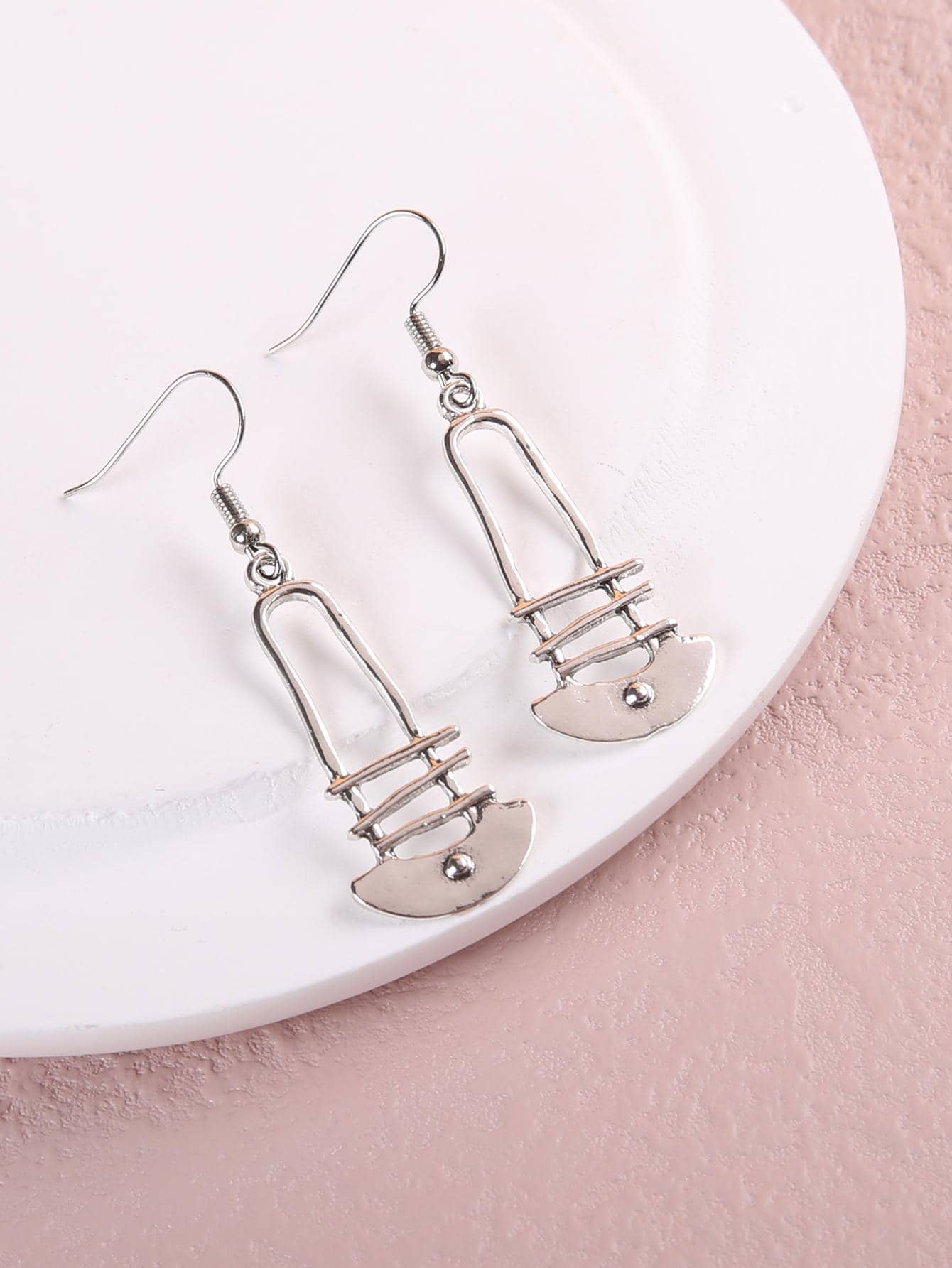 Wholesale Jewelry Ig Style Cool Style Geometric Zinc Alloy Drop Earrings display picture 3