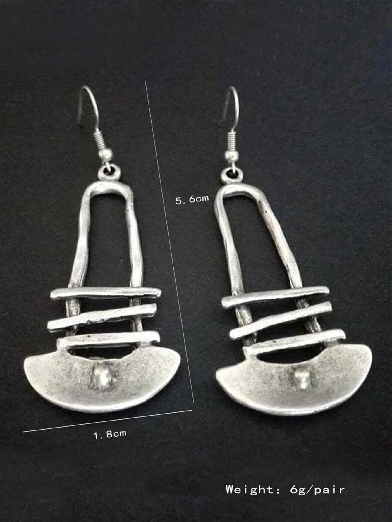 Wholesale Jewelry Ig Style Cool Style Geometric Zinc Alloy Drop Earrings display picture 4