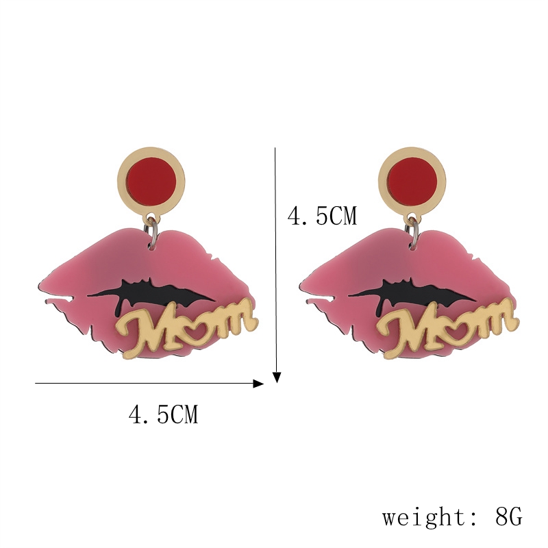 Wholesale Jewelry Fashion Astronaut Color Block Heart Shape Arylic No Inlaid Earrings display picture 1