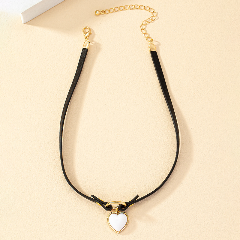Lady Classic Style Heart Shape Alloy Plating 14k Gold Plated Women's Choker display picture 7