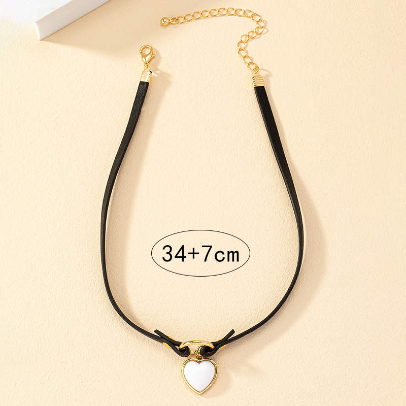 Lady Classic Style Heart Shape Alloy Plating 14k Gold Plated Women's Choker display picture 9