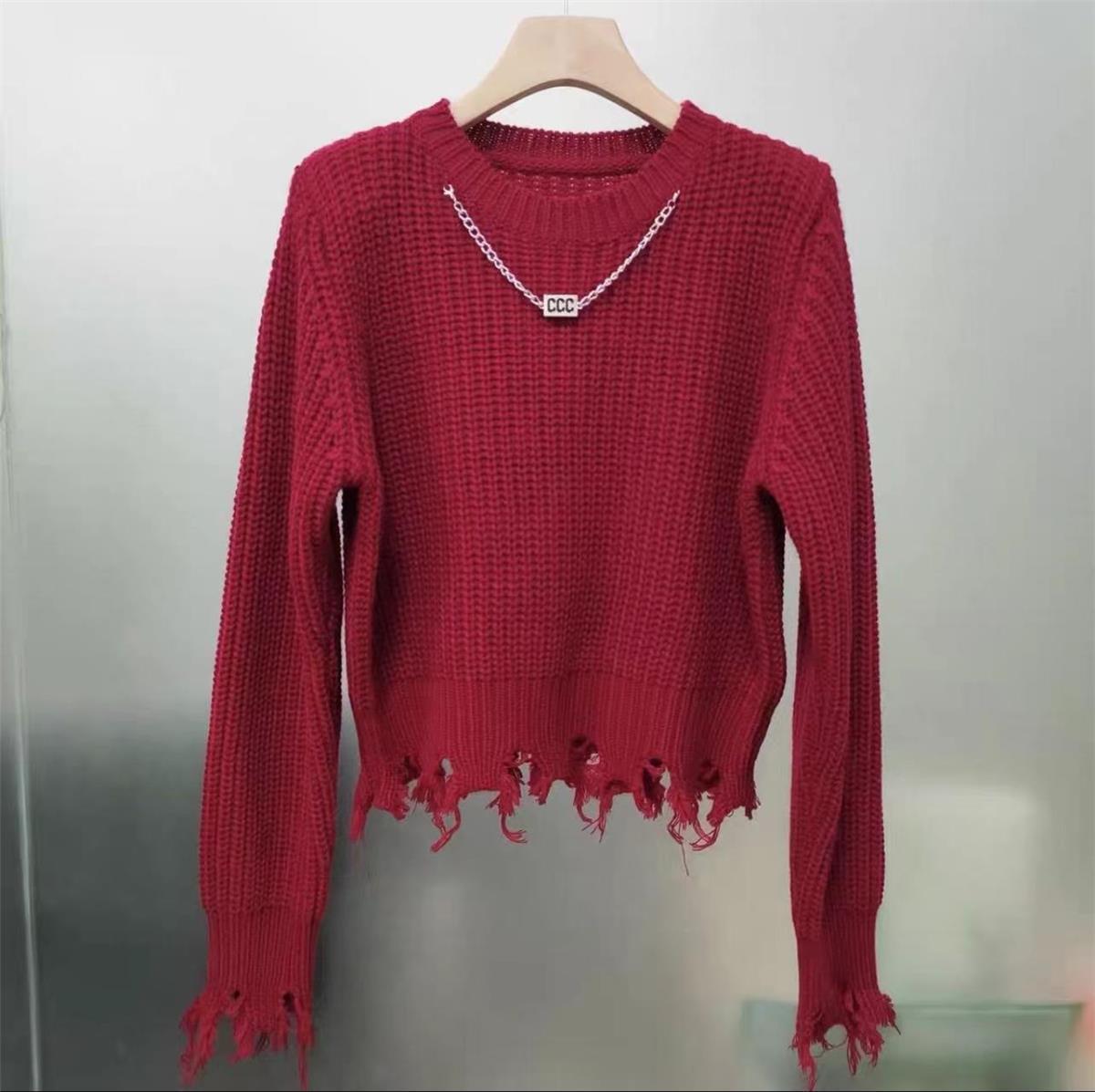 Women's Sweater Long Sleeve Sweaters & Cardigans Tassel Casual Stripe Solid Color display picture 2