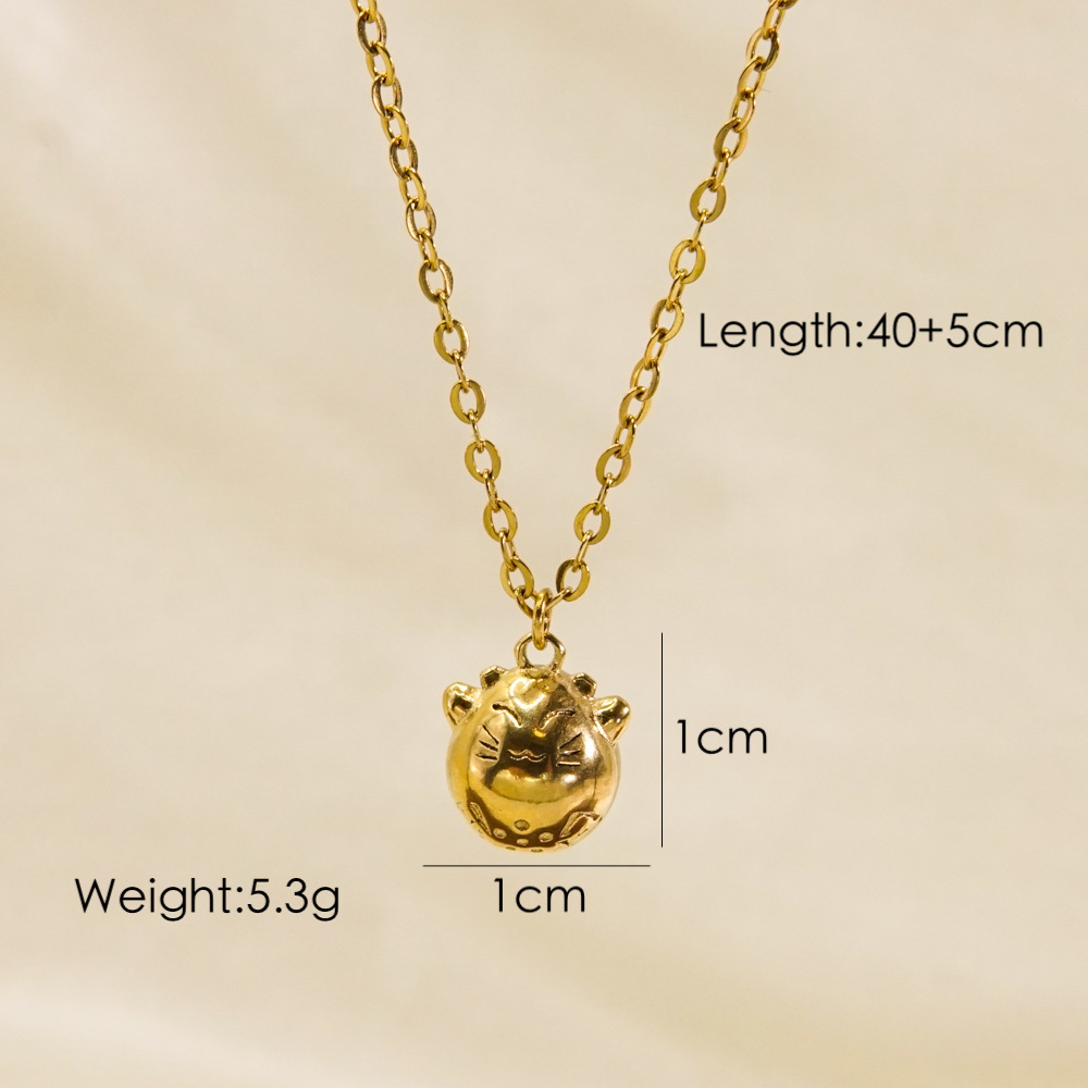 Retro Heart Shape 304 Stainless Steel Natural Stone 14K Gold Plated Shell Pendant Necklace Necklace In Bulk display picture 9