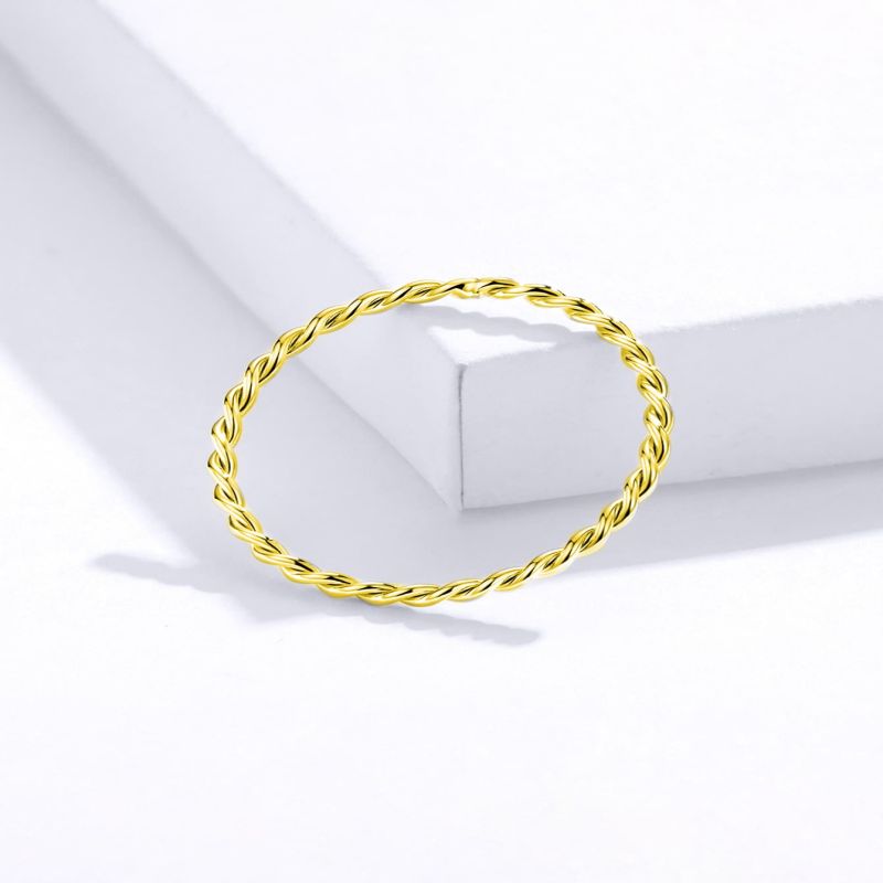 Einfacher Stil Einfarbig Sterling Silber Ringe In Masse display picture 12