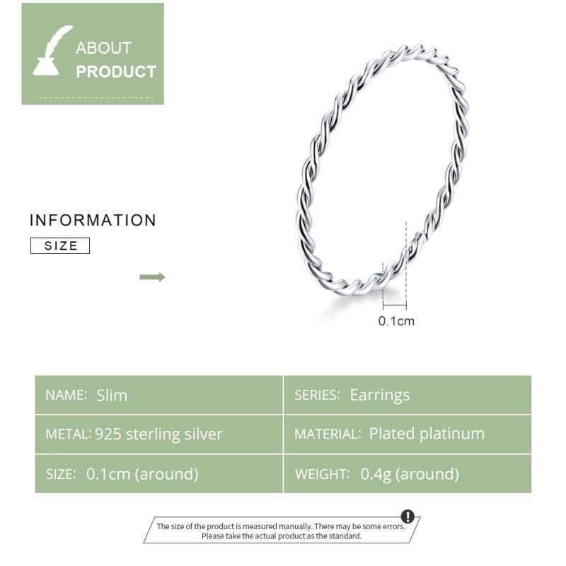 Einfacher Stil Einfarbig Sterling Silber Ringe In Masse display picture 11