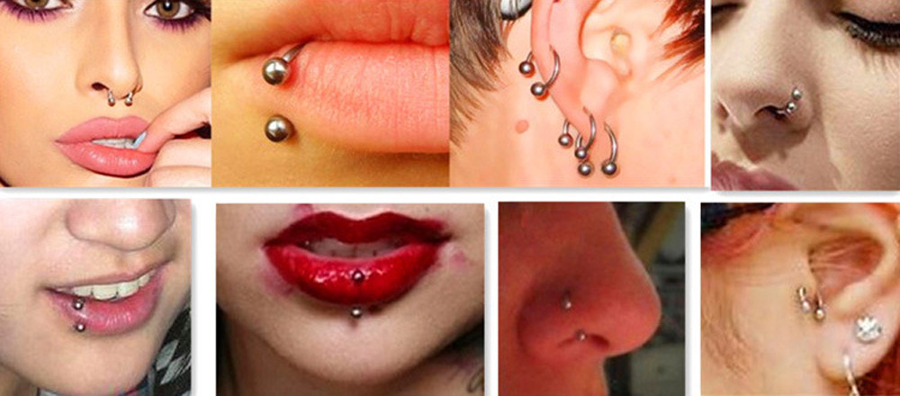 Simple Style U Shape Stainless Steel Lip Stud Nose Ring In Bulk display picture 1
