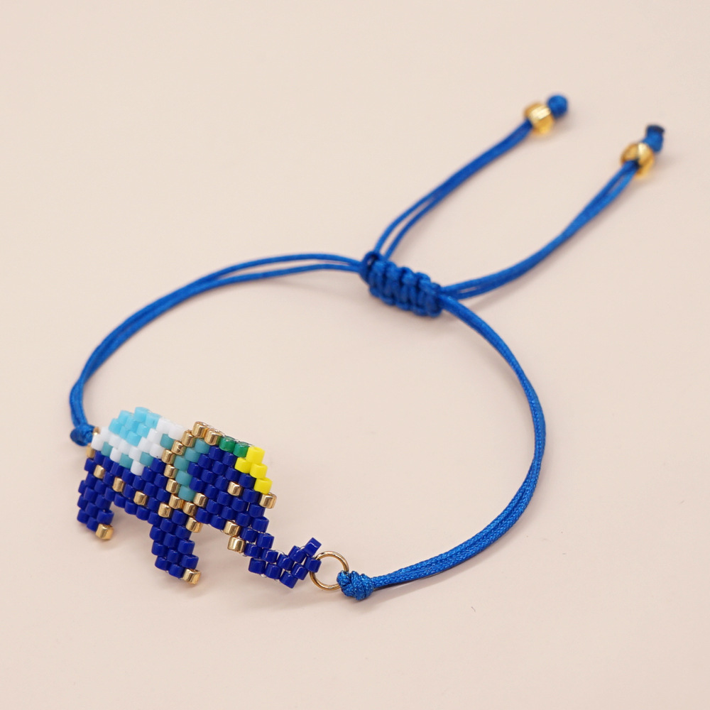 Cute Animal Glass Seed Bead Couple Bracelets display picture 4