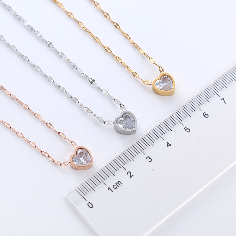 Casual Vacation Simple Style Butterfly Stainless Steel Beaded Plating Inlay Zircon 18k Gold Plated Rose Gold Plated Pendant Necklace display picture 5