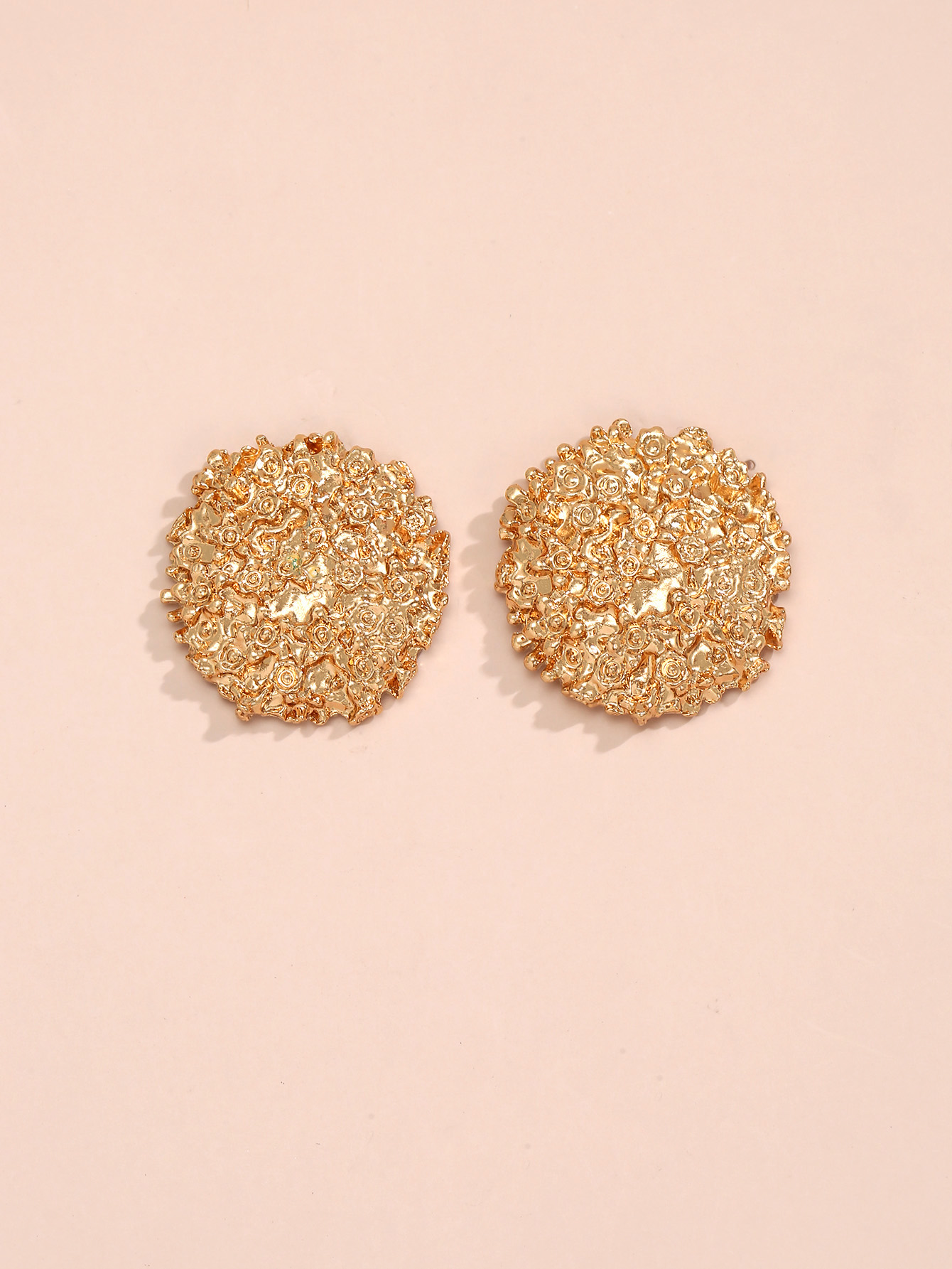 Wholesale Jewelry Elegant Streetwear Round Alloy Ear Studs display picture 3
