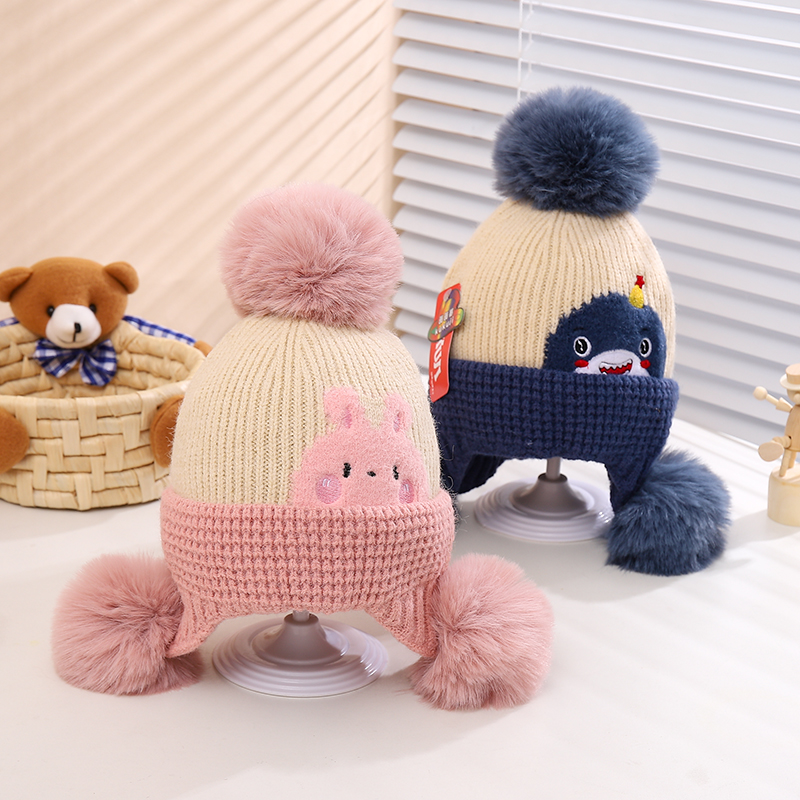 Children Unisex Casual Cute Animal Wool Cap display picture 3
