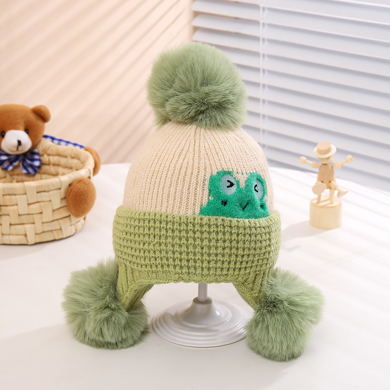 Children Unisex Casual Cute Animal Wool Cap display picture 5
