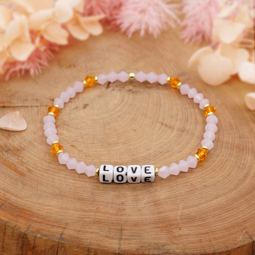 Bohemian Letter Artificial Crystal Handmade Women's Bracelets display picture 11