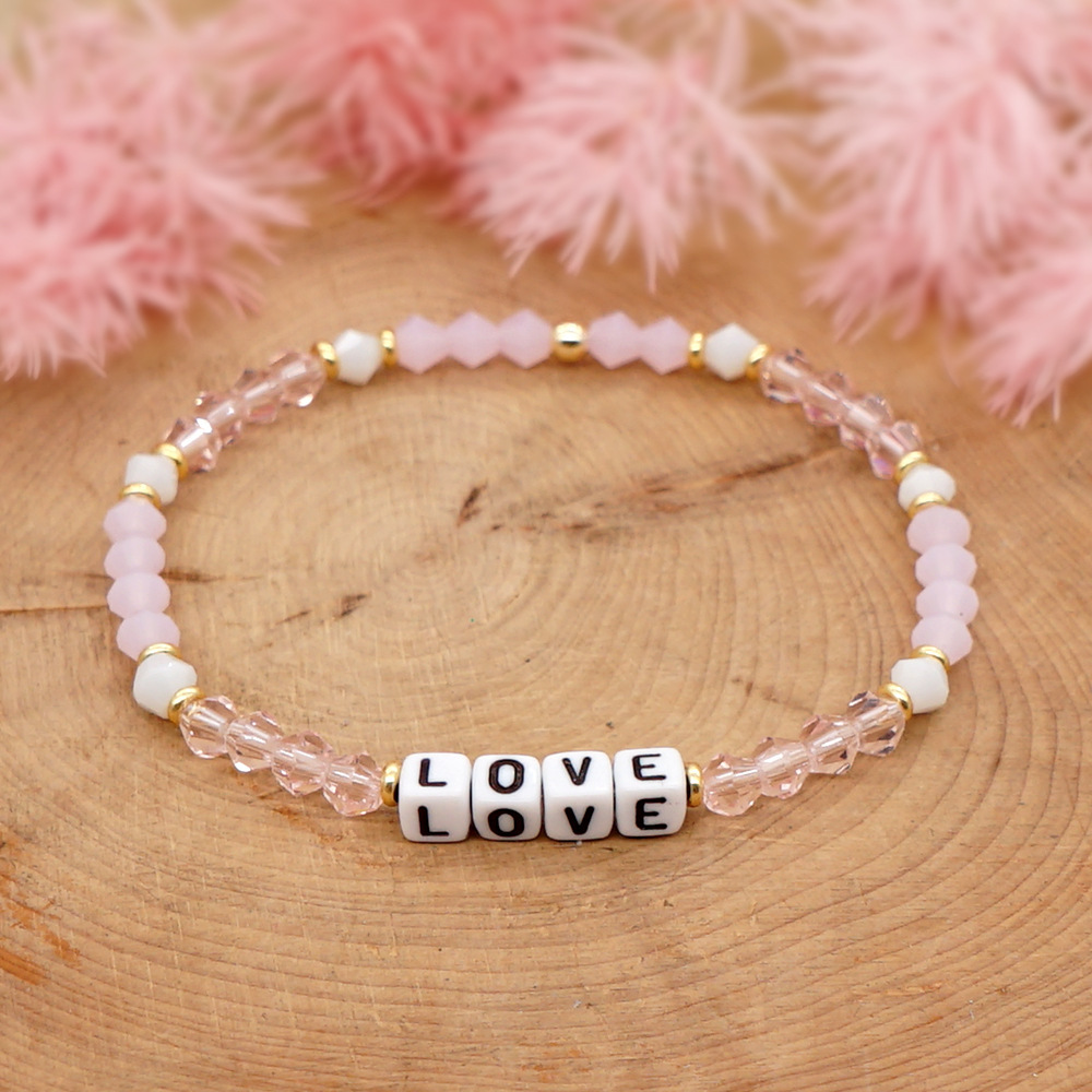 Bohemian Letter Artificial Crystal Handmade Women's Bracelets display picture 13