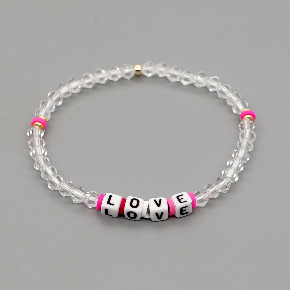 Bohemian Letter Artificial Crystal Handmade Women's Bracelets display picture 15