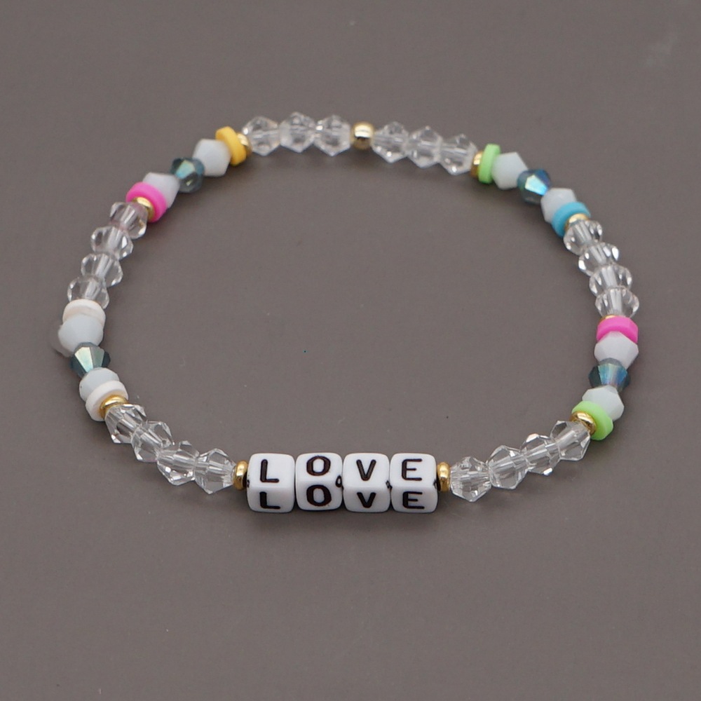 Bohemian Letter Artificial Crystal Handmade Women's Bracelets display picture 17