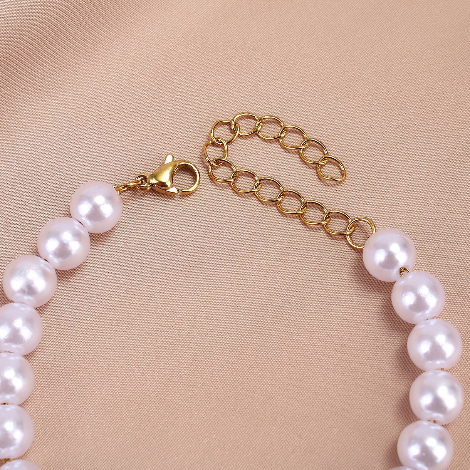 Vacation Solid Color Imitation Pearl Wholesale Bracelets display picture 4