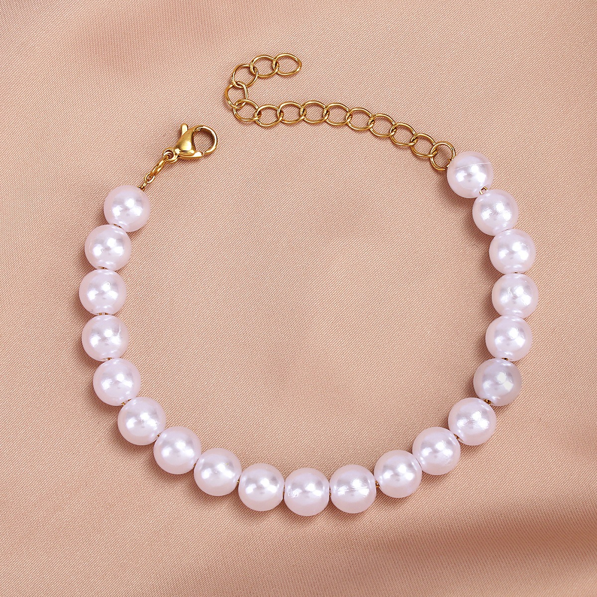 Vacation Solid Color Imitation Pearl Wholesale Bracelets display picture 8