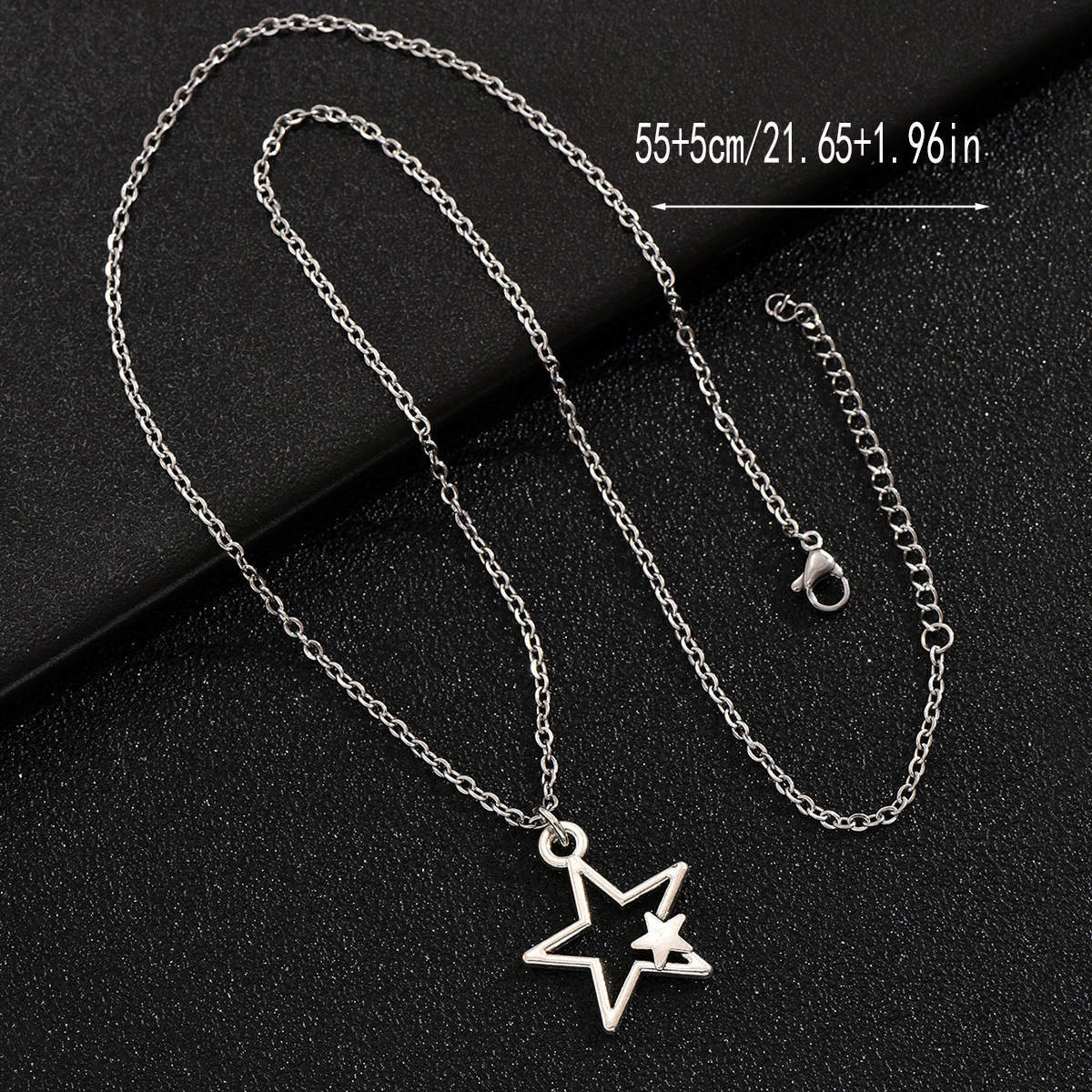 Simple Style Star Alloy Plating Gold Plated Women's Pendant Necklace display picture 1