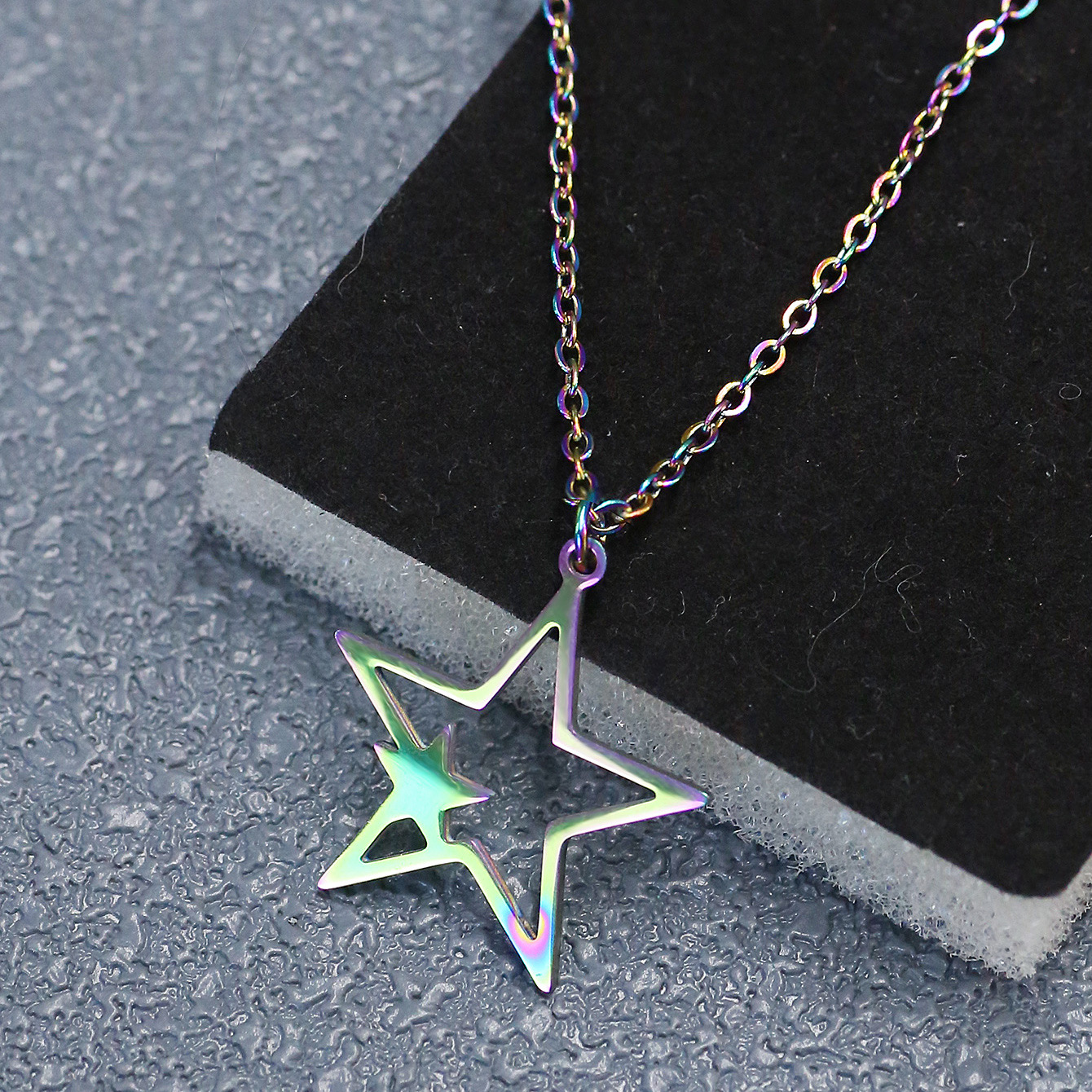 Simple Style Star Alloy Plating Gold Plated Women's Pendant Necklace display picture 4