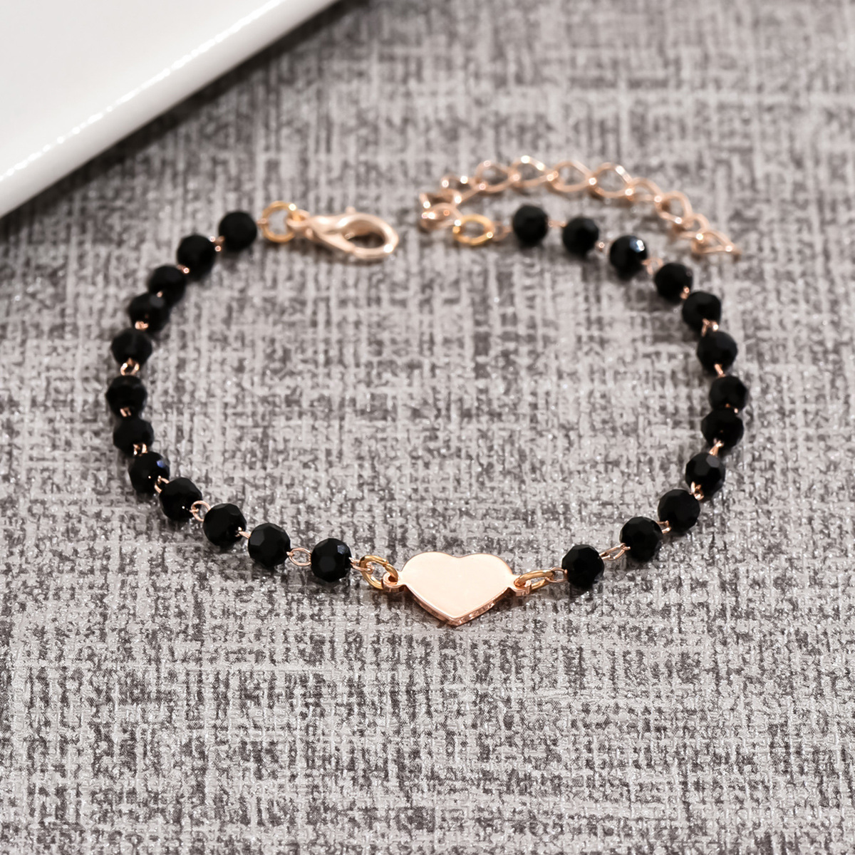 Simple Style Streetwear Cross Heart Shape Stainless Steel Plating Bracelets display picture 1
