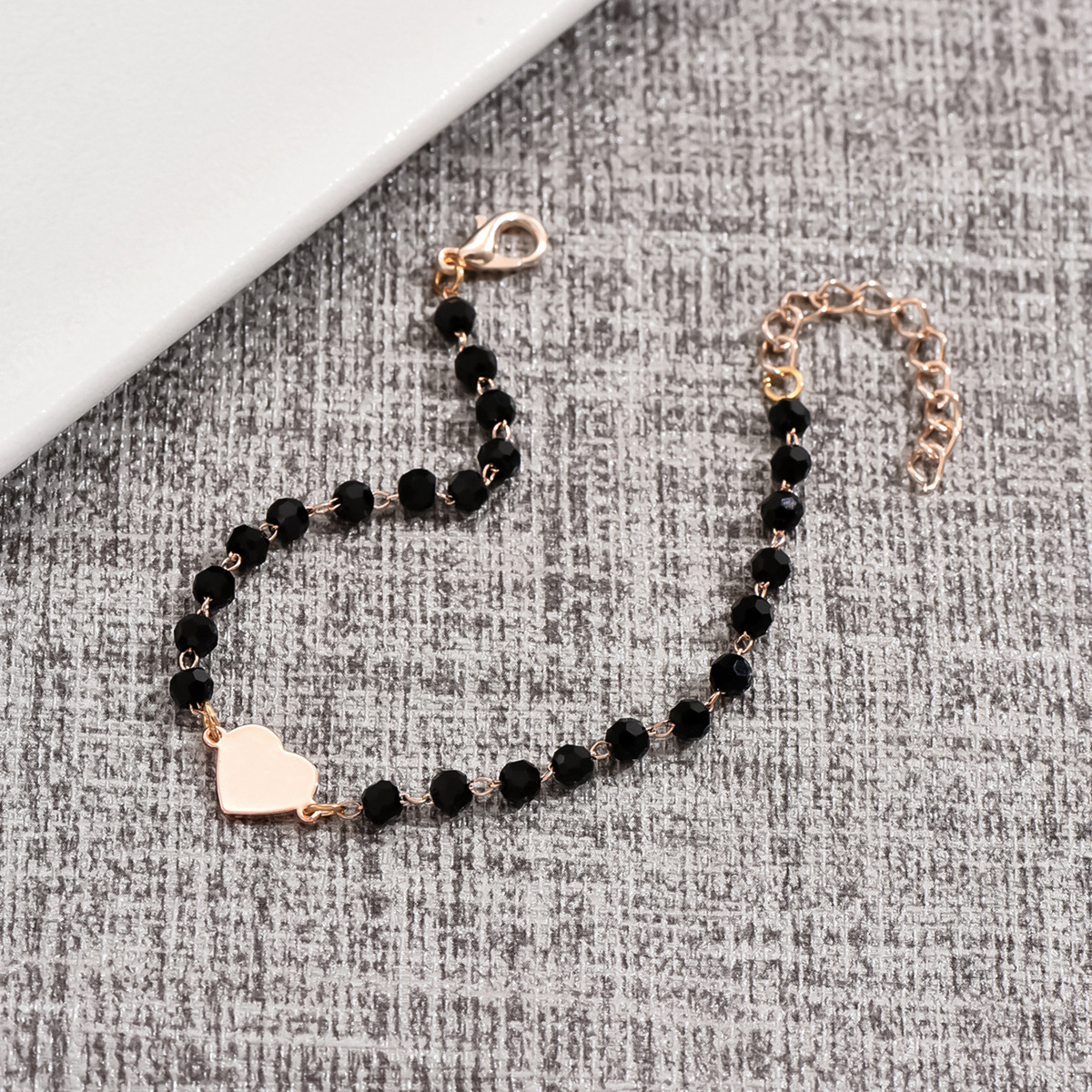 Simple Style Streetwear Cross Heart Shape Stainless Steel Plating Bracelets display picture 2