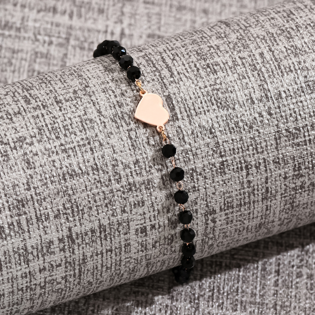 Simple Style Streetwear Cross Heart Shape Stainless Steel Plating Bracelets display picture 3