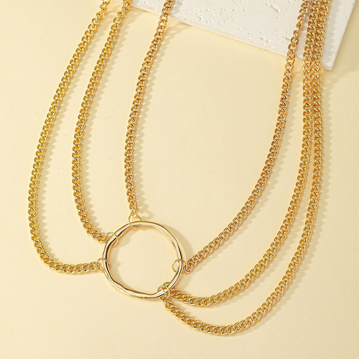 Simple Style Solid Color Alloy Chain Women's Waist Chain display picture 5