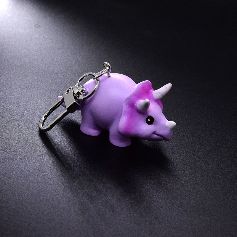 Cartoon Style Cute Animal Dinosaur Alloy Resin Bag Pendant Keychain display picture 6