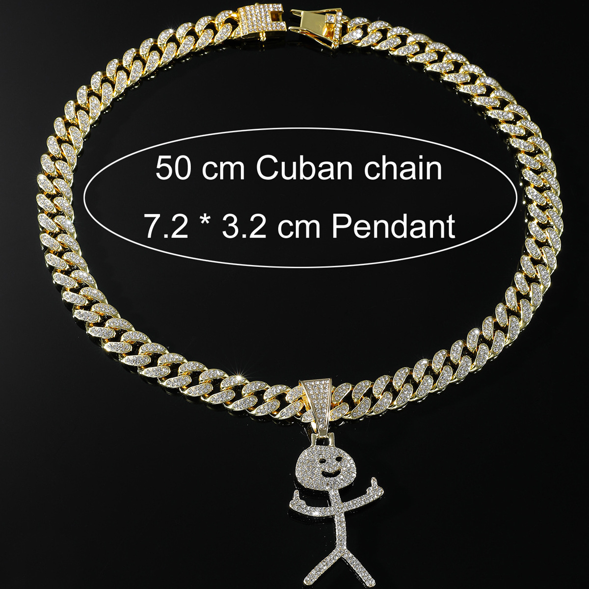 Hip-hop Cartoon Character Alloy Men's Pendant Necklace display picture 1