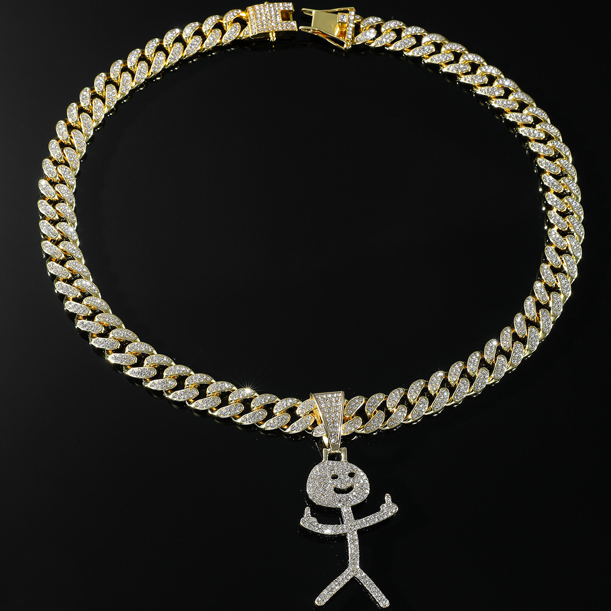 Hip-hop Cartoon Character Alloy Men's Pendant Necklace display picture 4