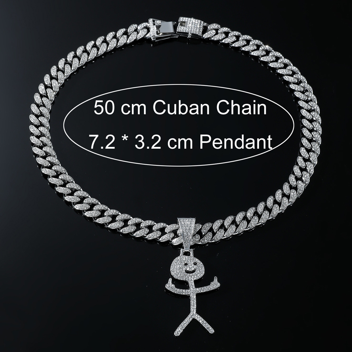 Hip-hop Cartoon Character Alloy Men's Pendant Necklace display picture 5